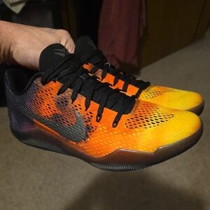 Nike Gradient Orange and Black Sneakers